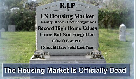 The Housing Market is Officially Dead - Housing Bubble 2.0 - US Housing Crash