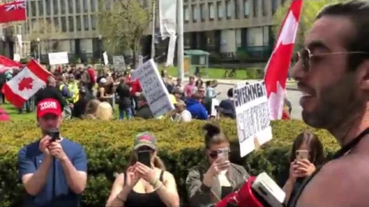 Chris Sky Speaks at Queens Park Protest
