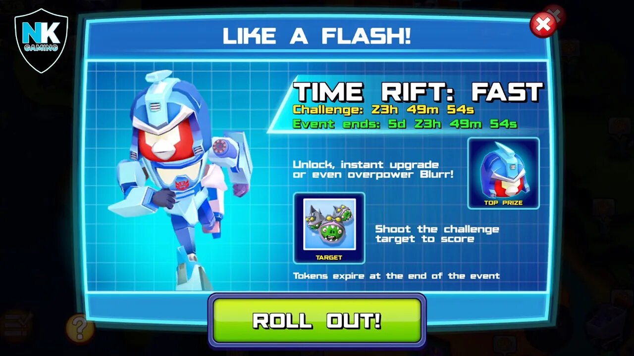 Angry Birds Transformers 2.0 - Like A Flash! - Day 1 - Featuring Blurr