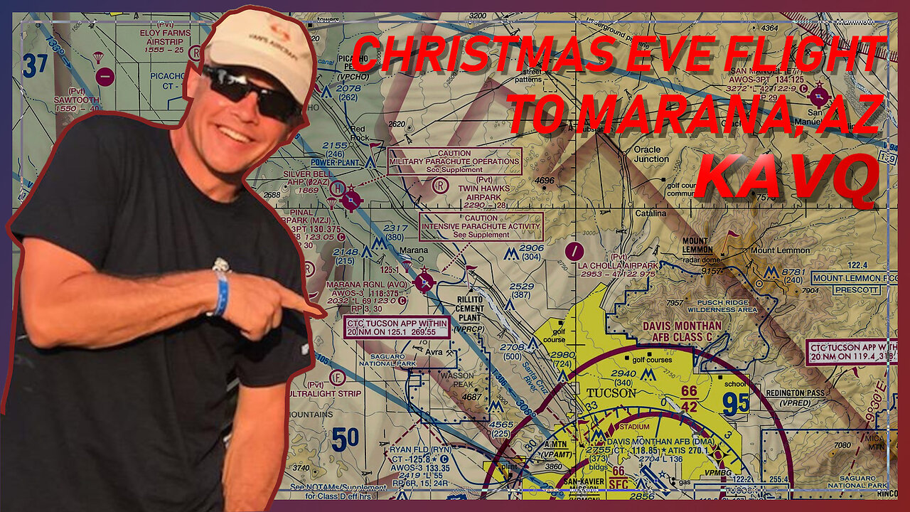 Christmas Eve Flight to Marana, Arizona