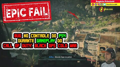 ⚠️ BUG! Durante Gameplay de CALL OF DUTY: BLACK OPS COLD WAR o controle do PS4 desliga!