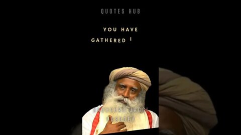 One of the Most Inspiring Quotes from Sadhguru || #quotes || #shorts || #sadhguru