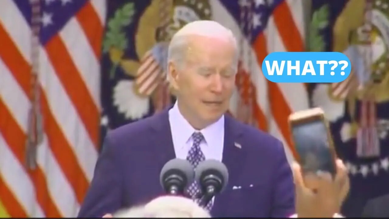 Joe Biden today...How is this funny??