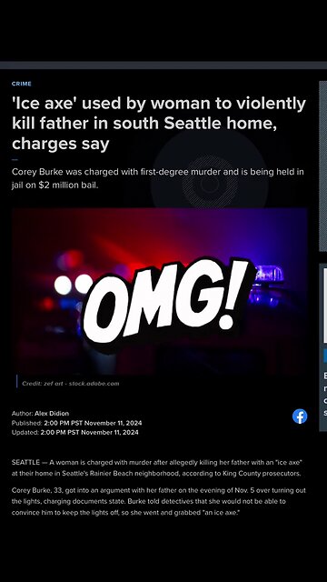 Woman murders her Dad.