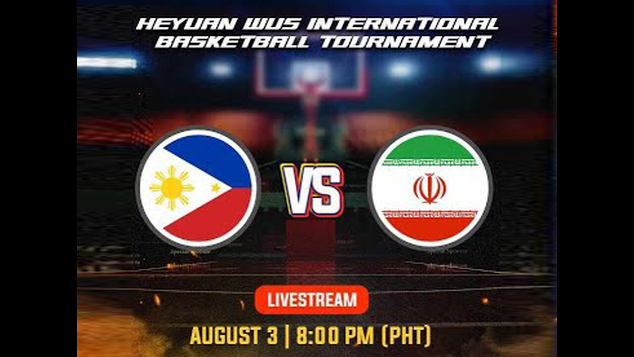 Philippines vs. Iran highlights | 2023 Heyuan WUS International Basketball Tournament - Aug. 3, 2023