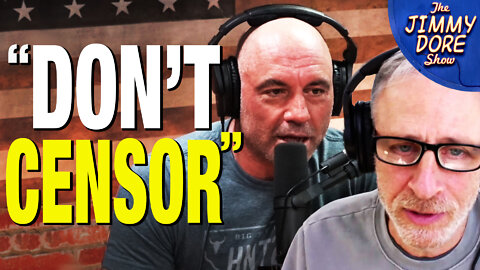 Jon Stewart Supports Rogan! Opposes Censorship