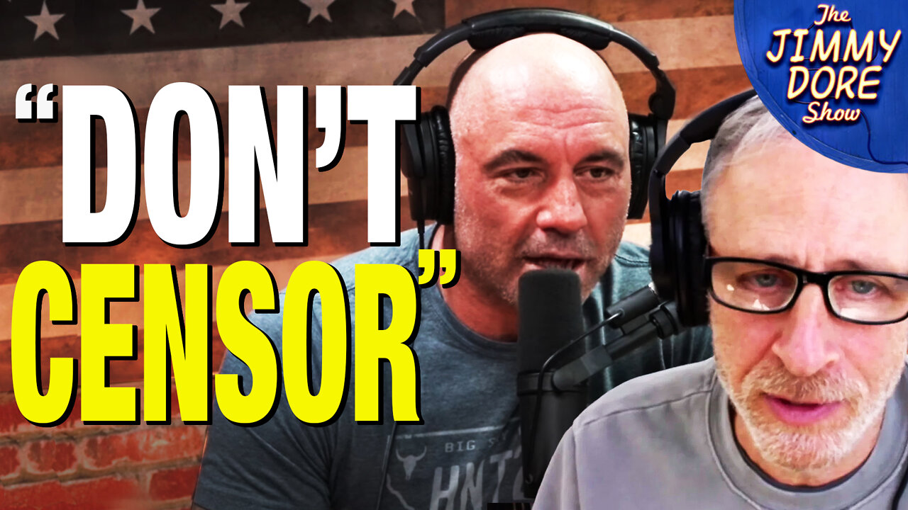 Jon Stewart Supports Rogan! Opposes Censorship