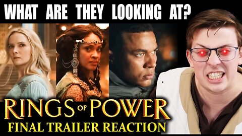 WHAT ARE THEY LOOKING AT?! Rings of Power FINAL trailer reaction