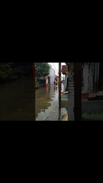 Perkembangan Terakhir Banjir di Kayuringin Jaya - Bekasi