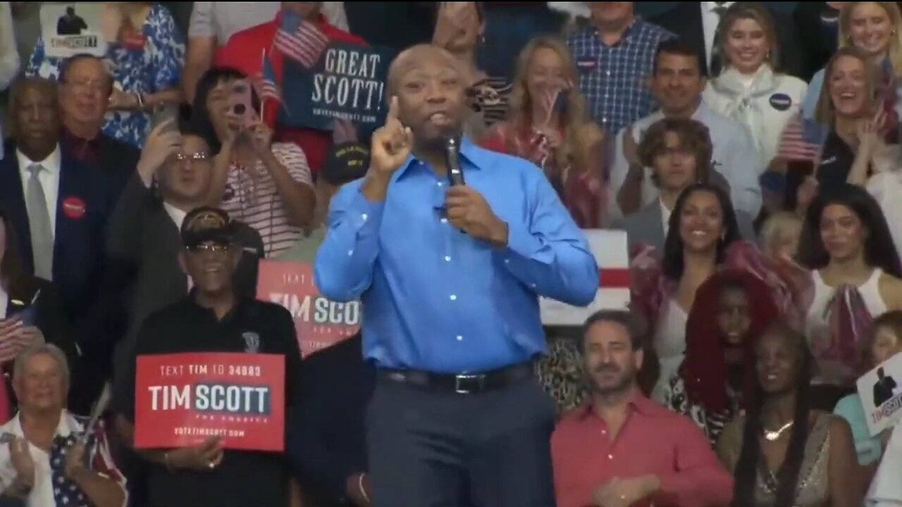 Sen Tim Scott Officially Announces He's Running For President In 2024