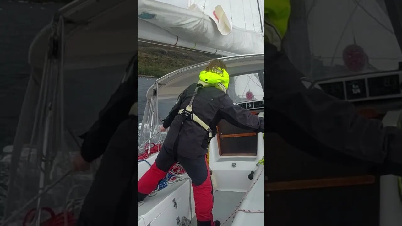 (Second half) ALL tacks in Canal Smyth, Patagonia #sailing