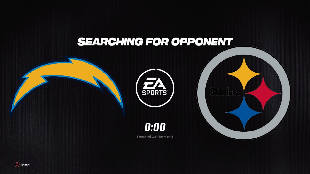 My first H2H game of Madden 24 | Chargers VS Steelers