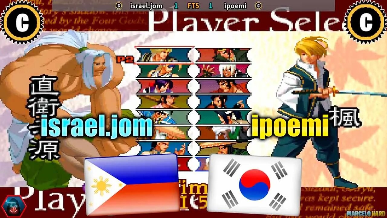 The Last Blade 2 (israel.jom Vs. ipoemi) [Philippines Vs. South Korea]