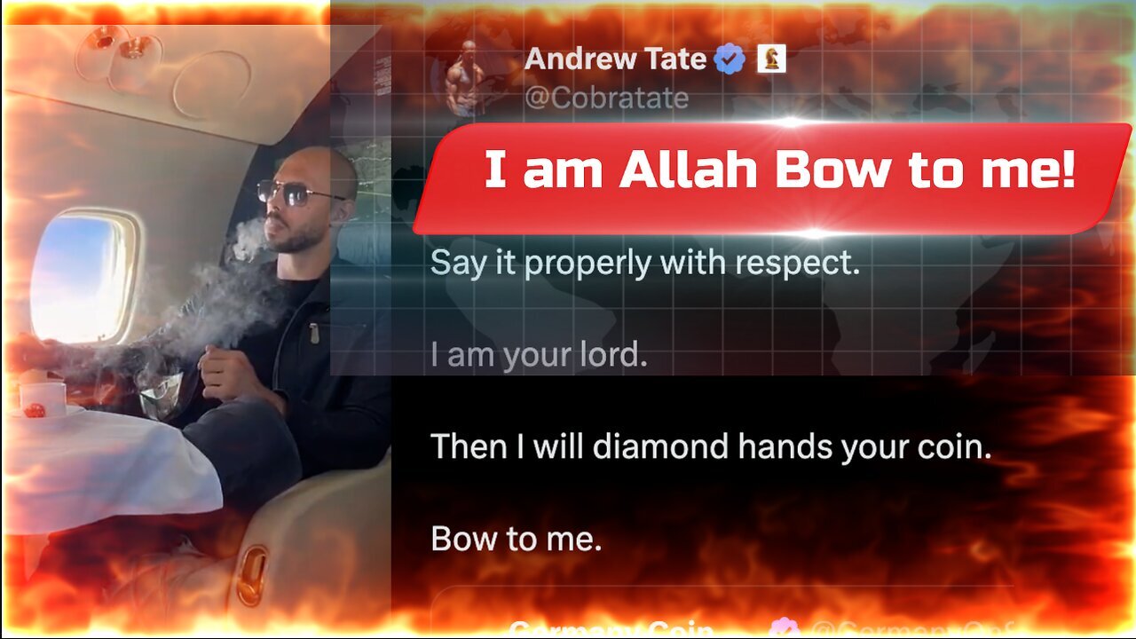 Andrew Tate Left Islam? Announcing himself to be Muhammad god ? | Malay Subs |