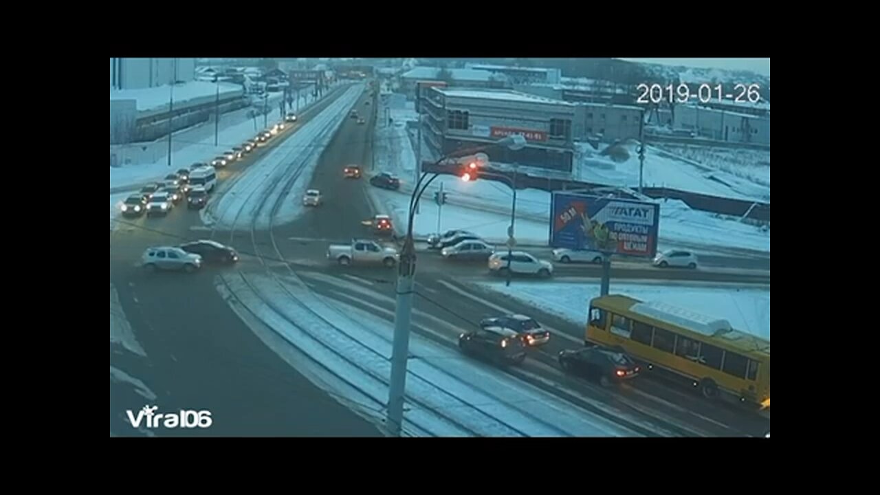 Russian Dash Cam Footage