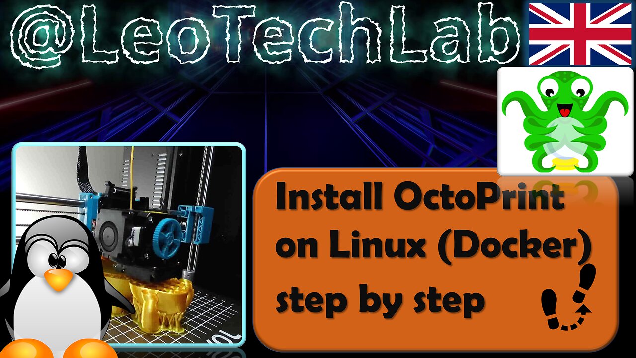 How to install OctoPrint on Linux (Docker), step by step (feat. Sovol SV06)_