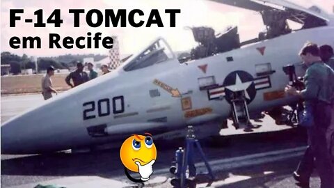 O Grumman F-14 Tomcat em Recife [ POUSO DE EMERGÊNCIA ] #f14 #avião #aviação #usnavy