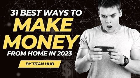 Best Ways to Make Money Online From Home in 2023! (link in description)