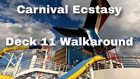 Carnival Ecstasy Desk 11 Walkaround