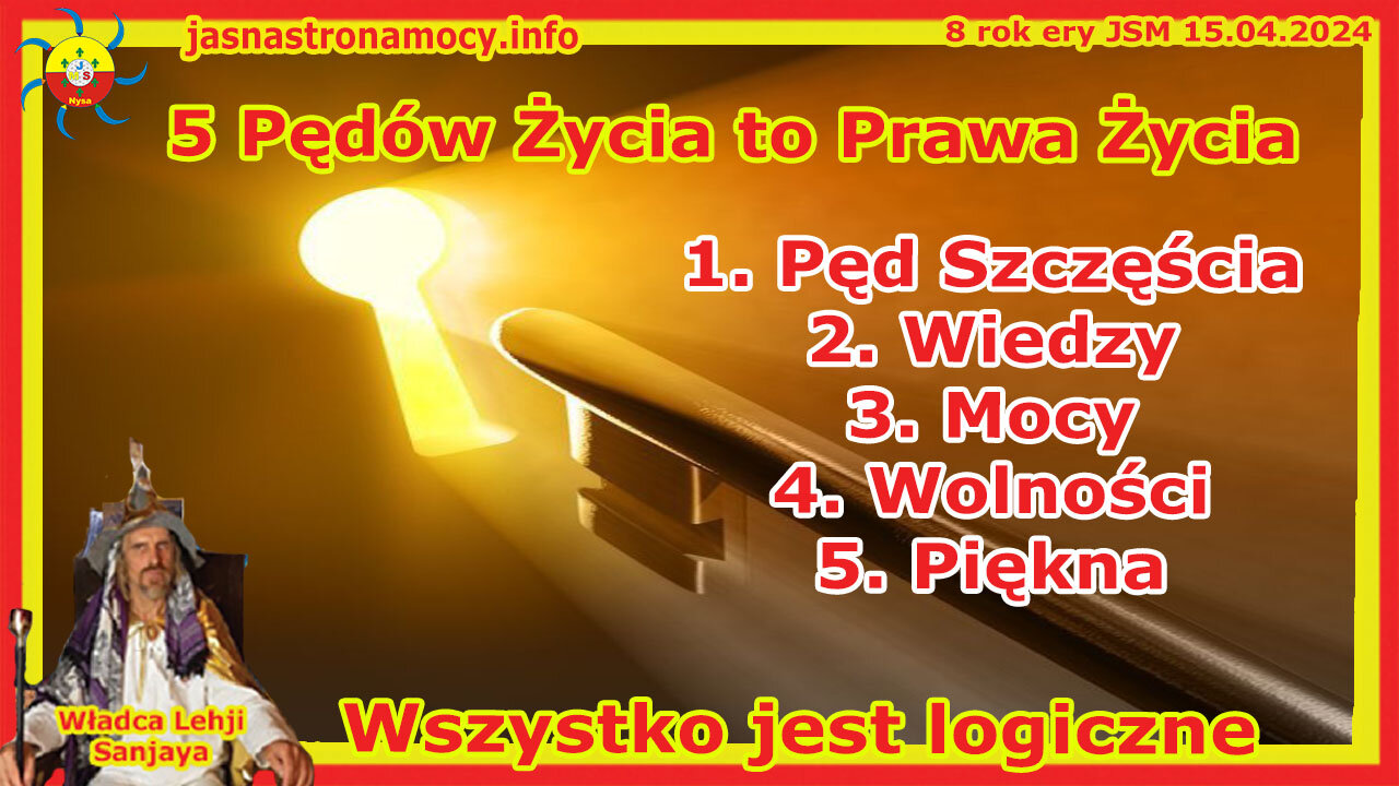 5 Pędów Życia to Prawa Życia Wszystko jest logiczne