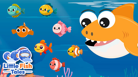 Fish Go Swimming | Nursery Rhyme | Little Fish Tales | #fish