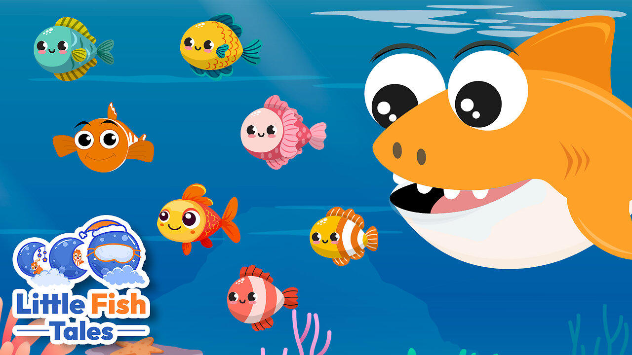 Fish Go Swimming | Nursery Rhyme | Little Fish Tales | #fish