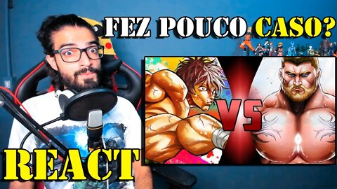 REACT - BAKI VS ATLAS | Confronto Lendário / Sociedade Z