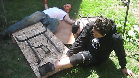 Innovator (c) VS Matt Rage (c) {Champion VS Champion Match} CHW Backyard Wrestling