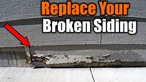 How To Replace Damaged Siding | THE HANDYMAN