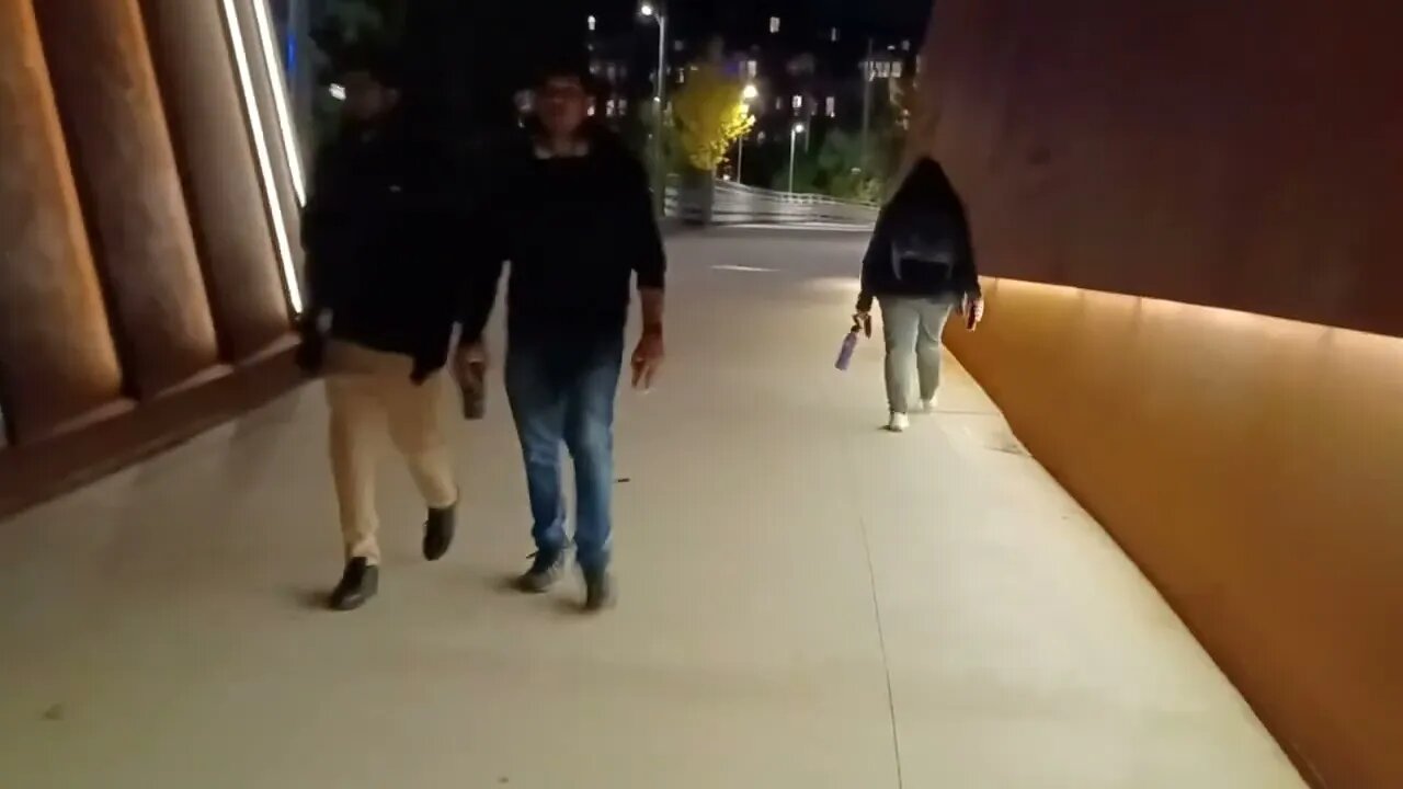 quick walk over the Northeastern University Bridge