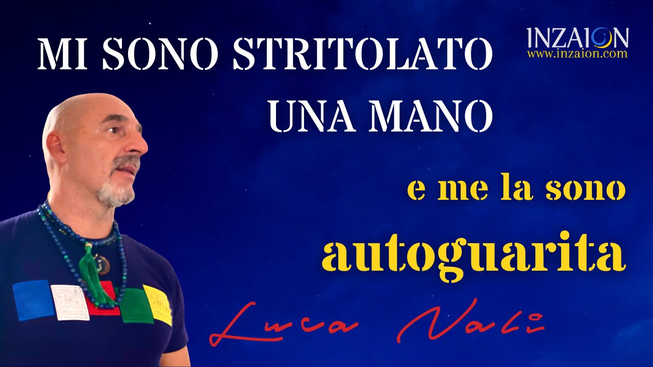 MI SONO STRITOLATO UNA MANO e me la sono autoguarita - Luca Nali