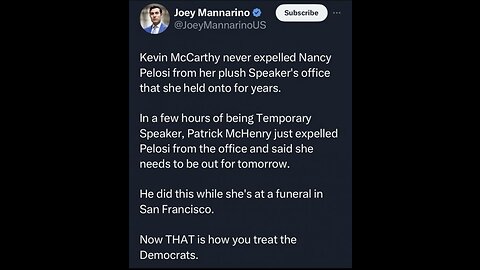 Nancy Pelosi REMOVED from her office!! This is getting interesting 10-5-23 Liberal Hivemind