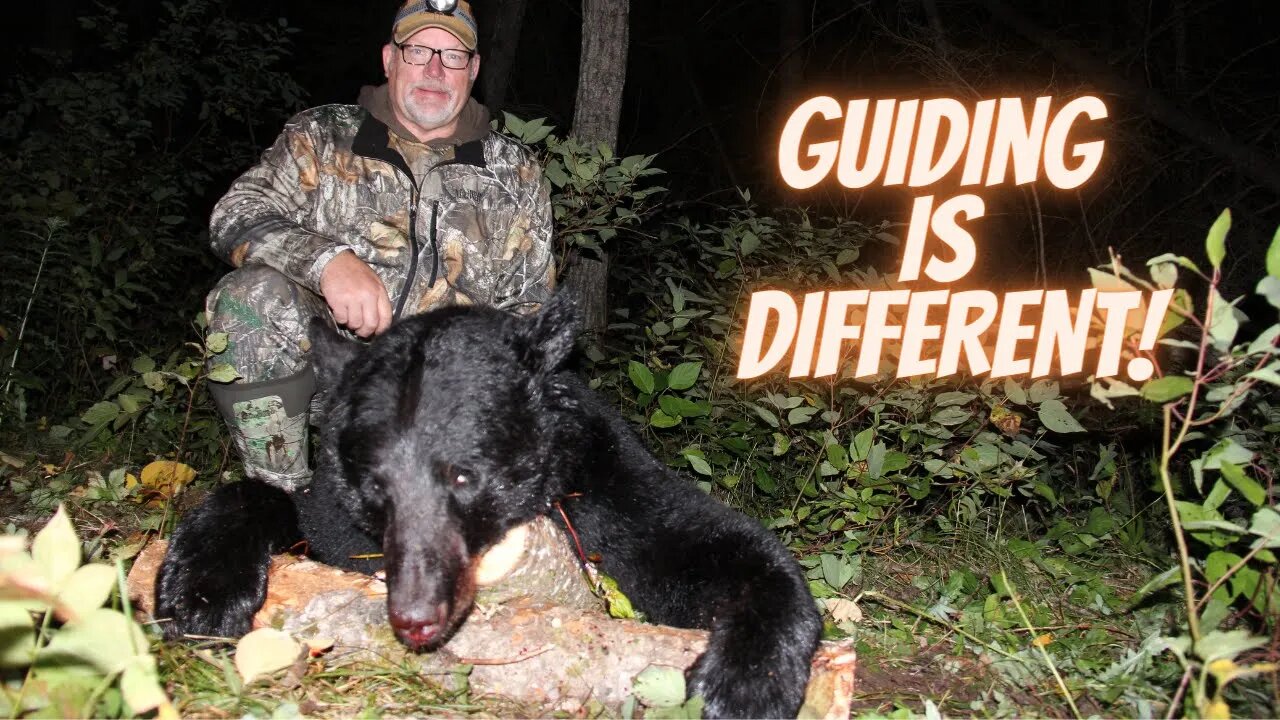 Guiding is Different! | Bear Hunting