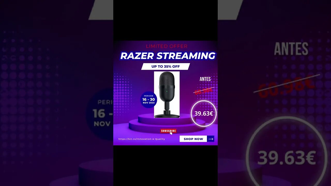 Microfone STREAMING " RAZER " #razerstreamer #streamer #streaming #gamers #gamer #gamergirl