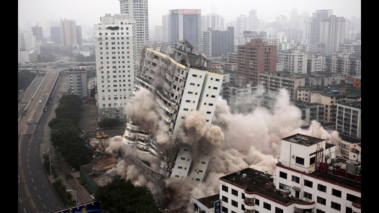 SECRET EMPTY GIANT CHINESE CITY BLOWN UP GOODLY