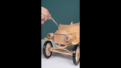 Ford Model T - Wooden Car #woodcraft #ford #woodworking