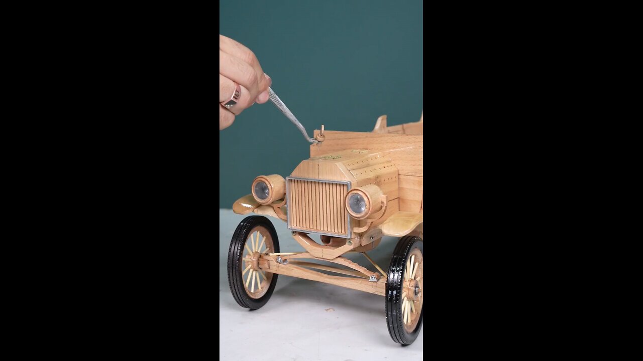 Ford Model T - Wooden Car #woodcraft #ford #woodworking