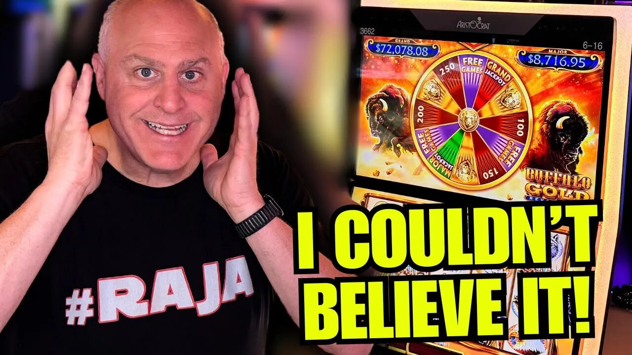 I SCORED THE MOST AMAZING JACKPOT ON BUFFALO GOLD REVOLUTION!!!