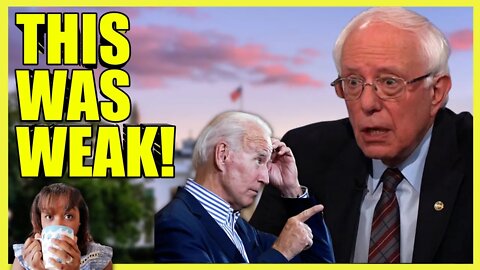 Bernie Sanders RUNS Cover For Biden (clip)