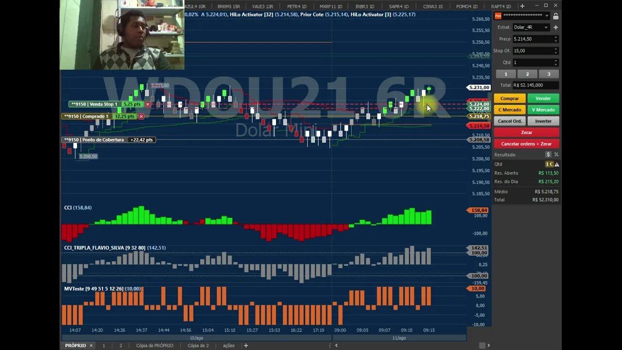 OPERAÇÃO CONTA REAL MAIS DE 100 REAIS DE GAIN #DAYTRADE MÍNI DÓLAR