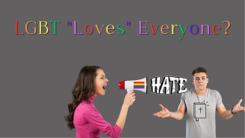 LGBT Shows Their "Love" for Bible Believing Christians