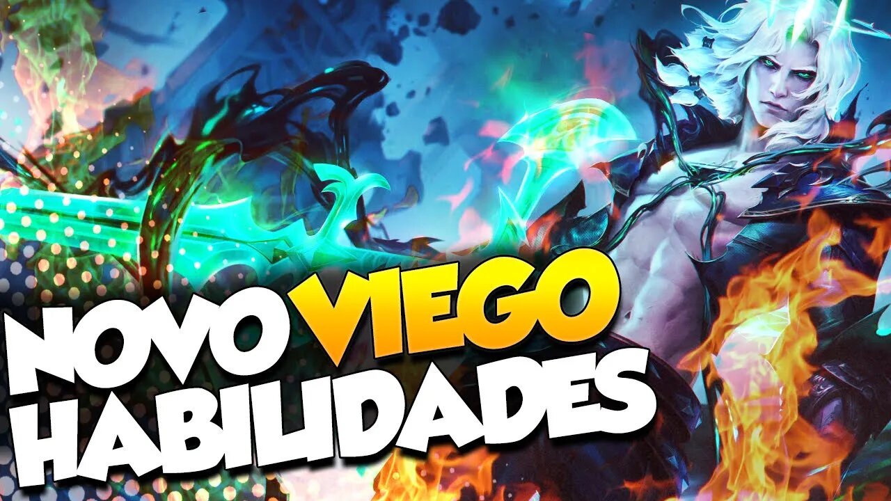 *HABILIDADES DO VIEGO + PEDAÇOS DE GAMEPLAY* O REI DESTRUÍDO - NOVO CAMPEÃO LOL 2021