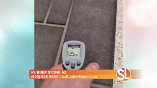 See Rubber Stone AZ's simple solution for covering ugly concrete