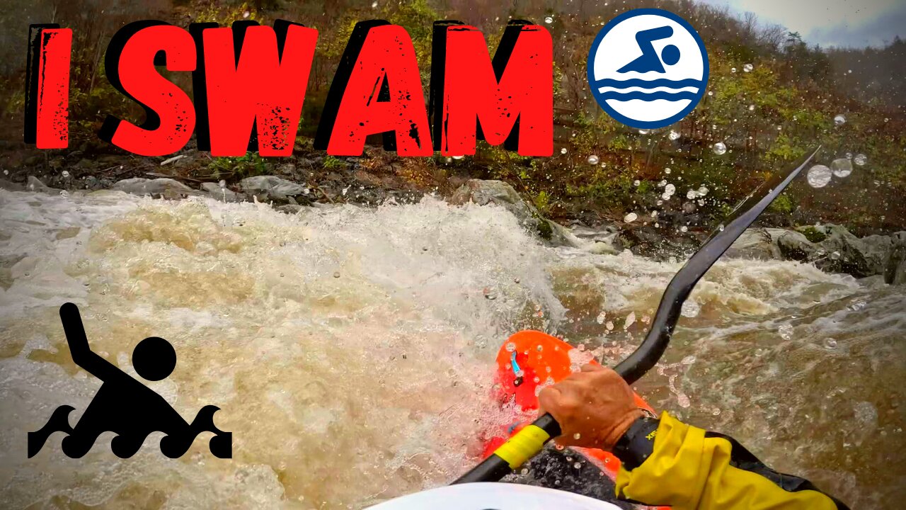 Swimming out of a Kayak