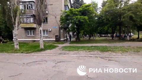 Ukrainians shell civilian area in Budyonnivskyi District, Donetsk