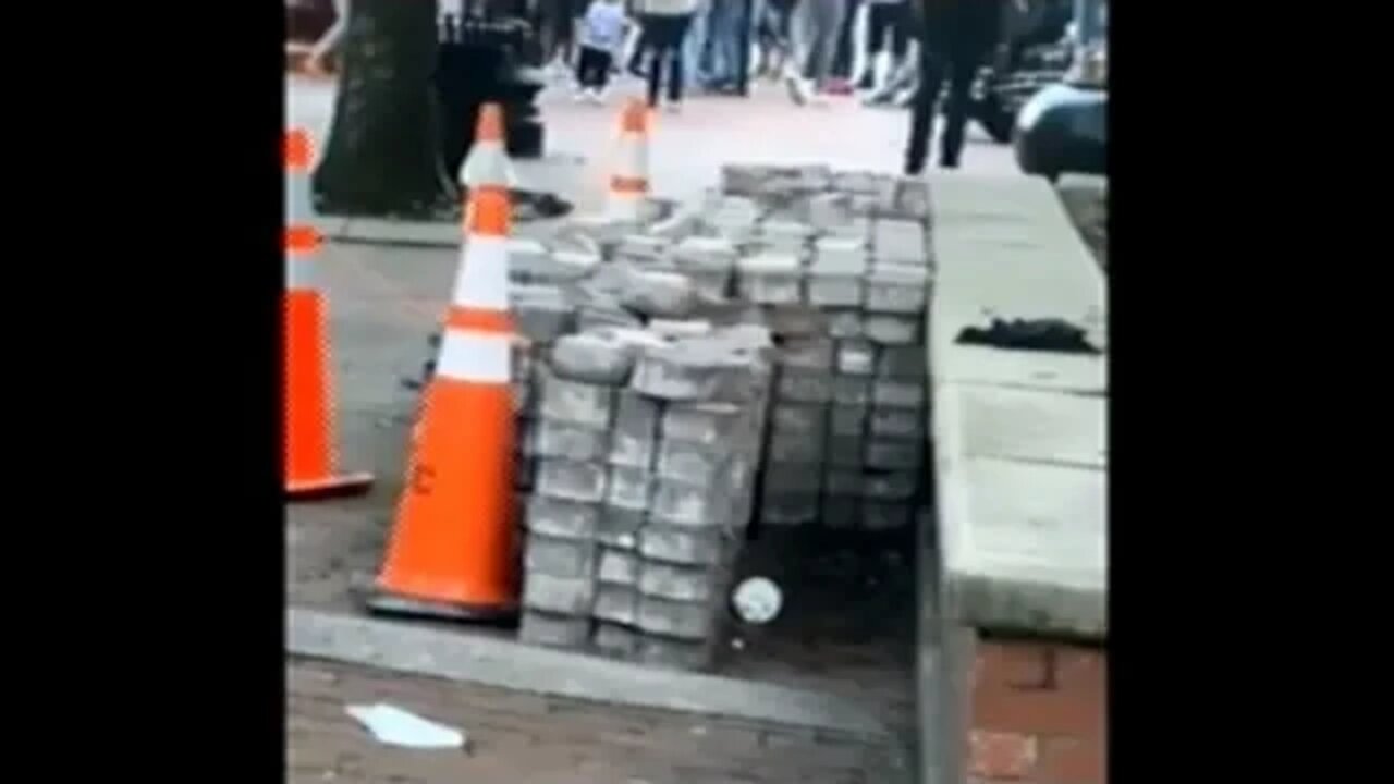 Canadian News Investigates Where Piles Of Bricks Conveniently Located Near Protests Came From