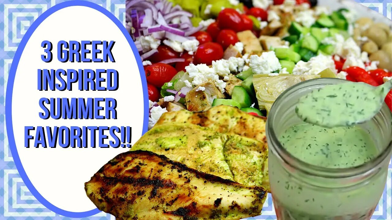 3 GREEK INSPIRED SUMMER FAVORITES!! MARVELOUS MEDITERRANEAN!!