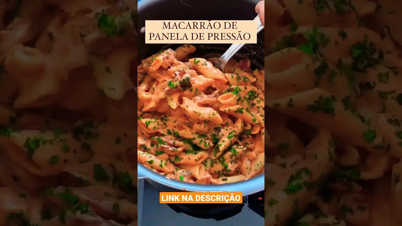 MACARRÃO DE PANELA DE PRESSÃO 🍲🤩 | Receitas #Shorts