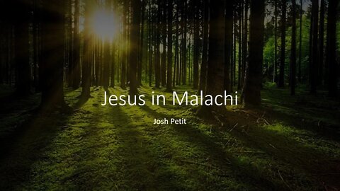 Jesus in Malachi