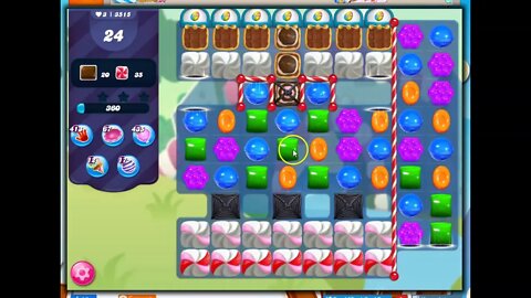 Candy Crush Level 3515 Talkthrough, 25 Moves 0 Boosters